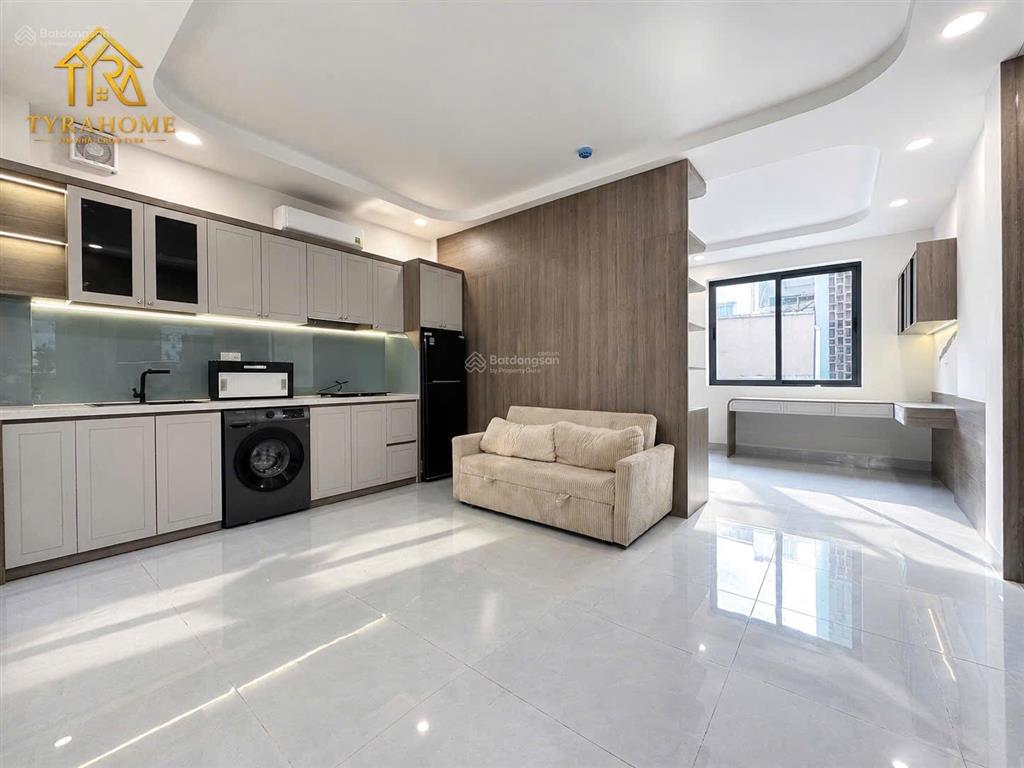 Tòa nhà mới xây dạng studio/1pn  full nội thất  thang máy tại phường 25, bình thạnh
