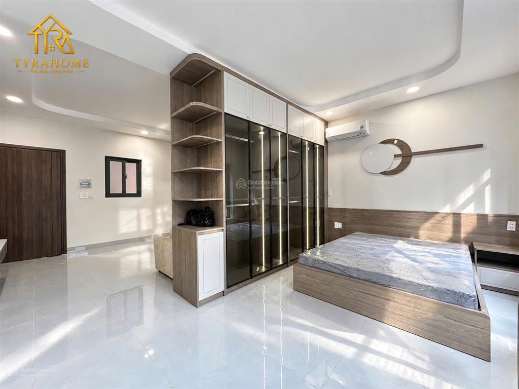 Tòa nhà mới xây dạng studio/1pn  full nội thất  thang máy tại phường 25, bình thạnh