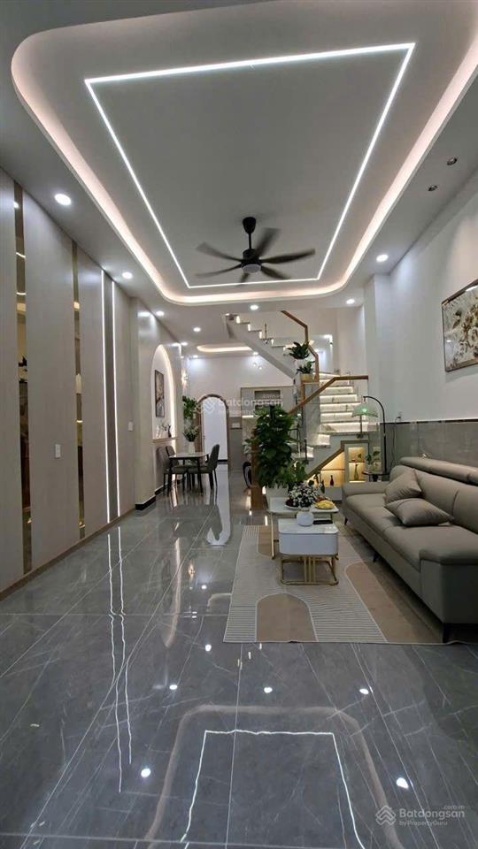 Nhà mới đẹp kế bên gò xoài, lê văn quới, hẻm 6m ô tô đỗ cửa