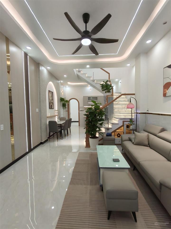 Chủ cần bán gấp nhà mới đẹp gần chợ gò xoài lê văn quới 48m2, 3pn