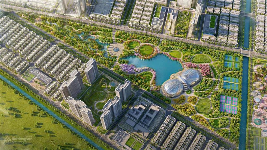 Vinhome hóc môn giá f0 thanh toán 900 triệu mt nhựa 40m view công viên