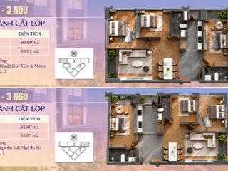 Bán căn hộ chung cư cao cấp hạ đình  thanh xuân  93m2  3 ngủ giá hời  7,49 tỷ