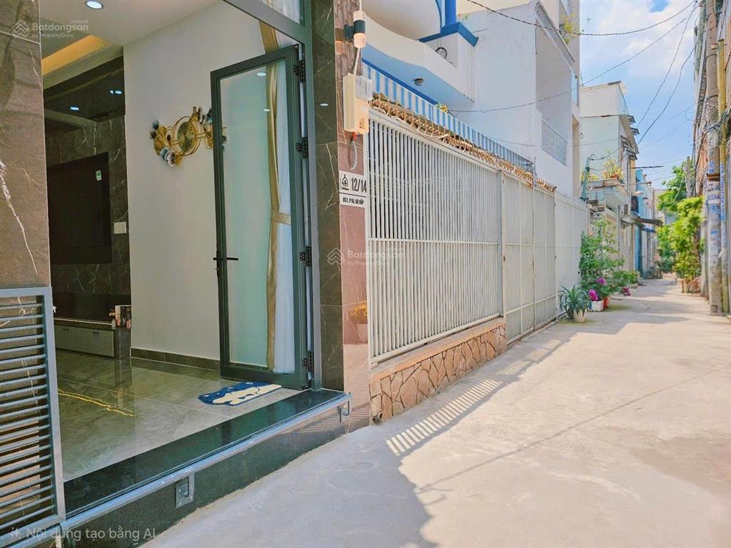 4,3m x 13m  nhà 4 tầng  4pn  full nội thất  gần chợ xóm mới  lotte  citiland