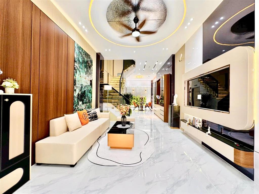 60m2, bán nhà 4 tầng xây mới, hẻm 5m, nguyễn văn nghi  p1 gò vấp  7 tỷ hơn  ngay chợ gò vấp iuh