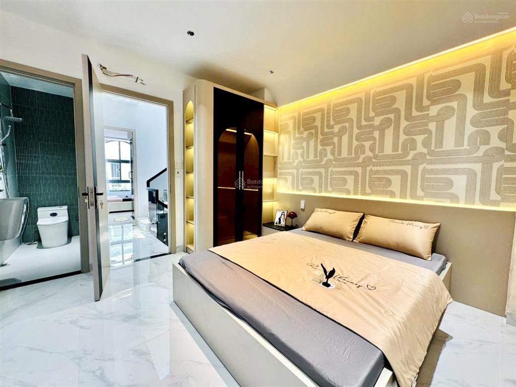 60m2, bán nhà 4 tầng xây mới, hẻm 5m, nguyễn văn nghi  p1 gò vấp  7 tỷ hơn  ngay chợ gò vấp iuh