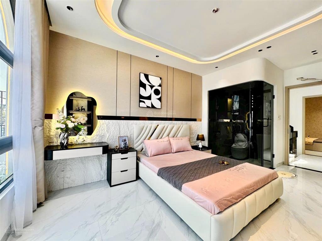 60m2, bán nhà 4 tầng xây mới, hẻm 5m, nguyễn văn nghi  p1 gò vấp  7 tỷ hơn  ngay chợ gò vấp iuh