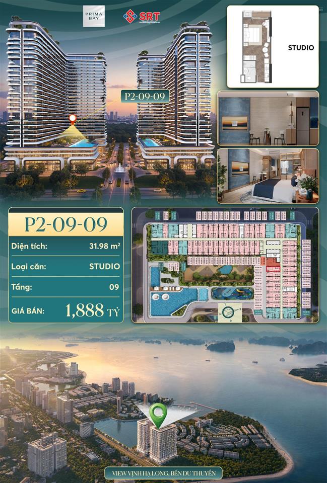 Sở hữu căn studio view vịnh hạ long chỉ từ 1 tỷ 5