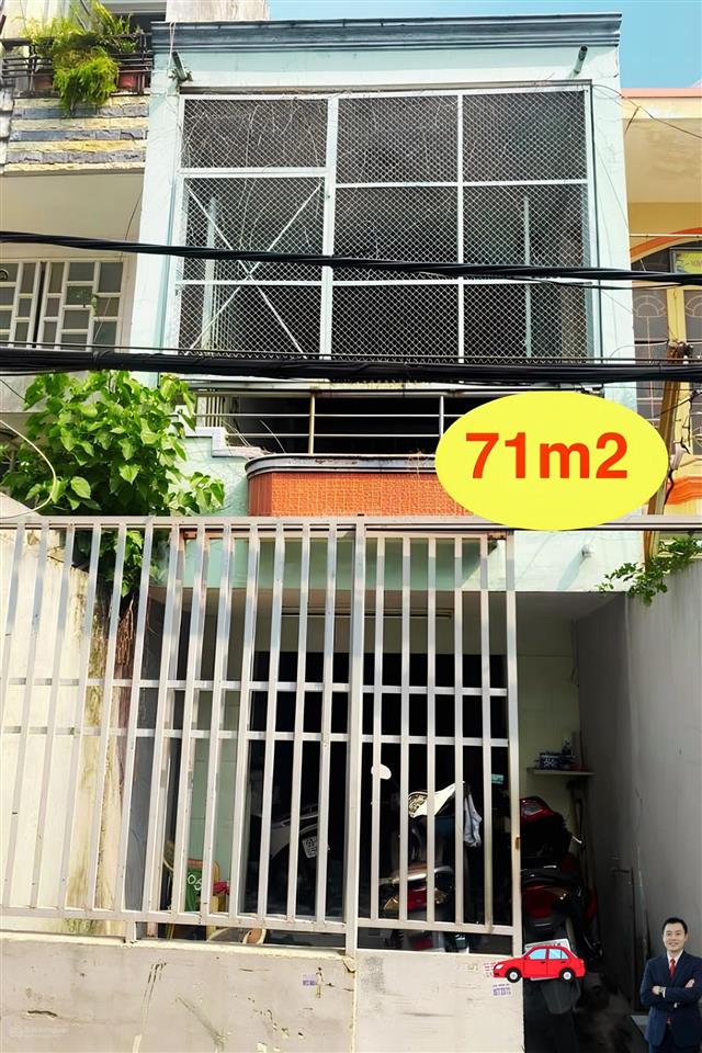 Quận 8, bùi minh trực | diện tích 71m²  nở hậu, hẻm thông, 2 tầng, 5pn, sổ riêng. | 5.5 tỷ