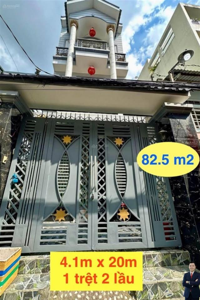 Quận 8, bùi minh trực | diện tích khủng 82.5m²  hẻm thông, 3 tầng, 4pn, giá tốt. | 7.8 tỷ