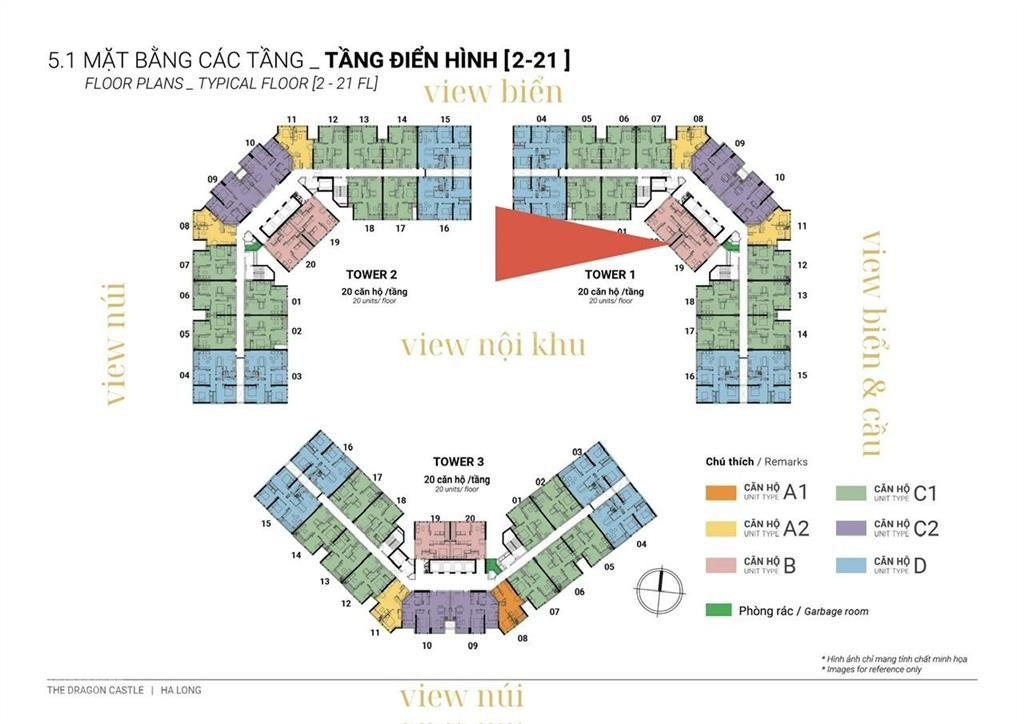 Bán gấp sale off  căn 2 phòng ngủ tòa 1 giá nhỉnh 1.7 tỷ