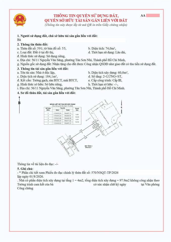 Chính chủ bán nhà đẹp trong khu biệt lập 56 nguyễn văn săng, 12,9 tỷ