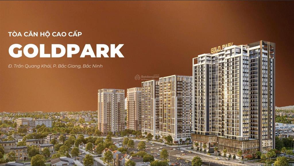 Bán gấp căn góc hoa hậu 3n chung cư gold park trung tâm hành chính mới tp bắc ninh