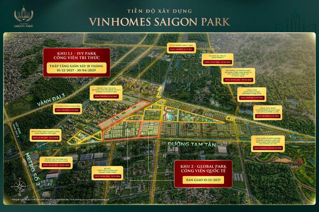 VINHOMES SAIGON PARK HÓC MÔN VỐN CHỈ TỪ 1,5 TỶ