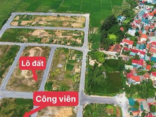Bán gấp lô đất đấu giá đẹp khu đồng gáo, hội hợp dt107,5m mt5m sát công viên giá 2,67 tỷ 0988 296 ***