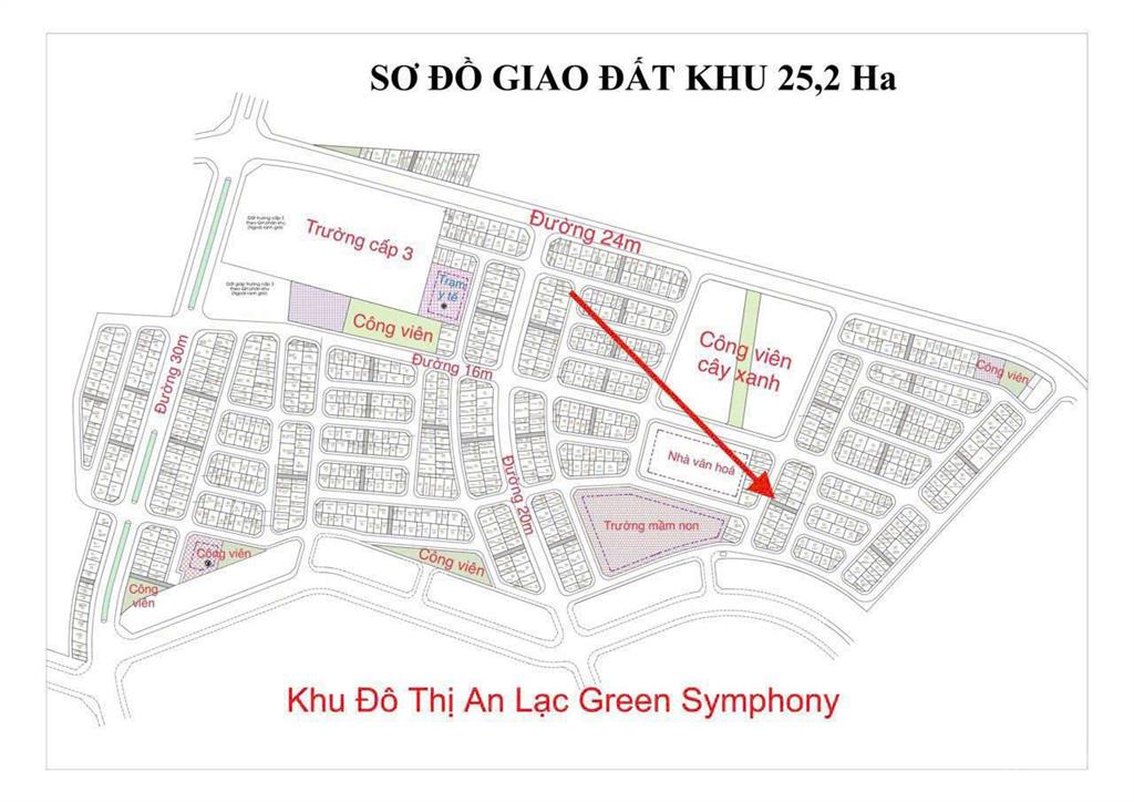 Bán lô góc 80m2 vuông vắn, đường to, không lỗi, đẹp nhất khu 25,2ha đất dịch vụ vân canh