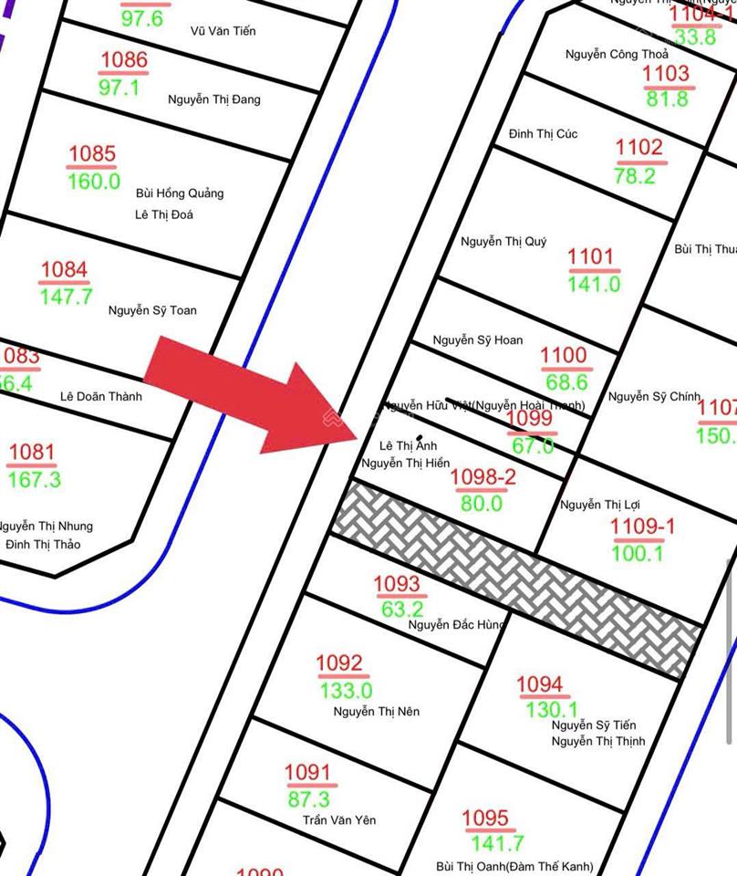 Bán lô góc 80m2 vuông vắn, đường to, không lỗi, đẹp nhất khu 25,2ha đất dịch vụ vân canh