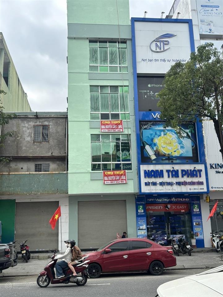 Cho thuê nhà nguyên căn 5 tầng mặt tiền hàm nghi, khu phố điện tử, ngân hàng thanh khê. 0886 687 ***
