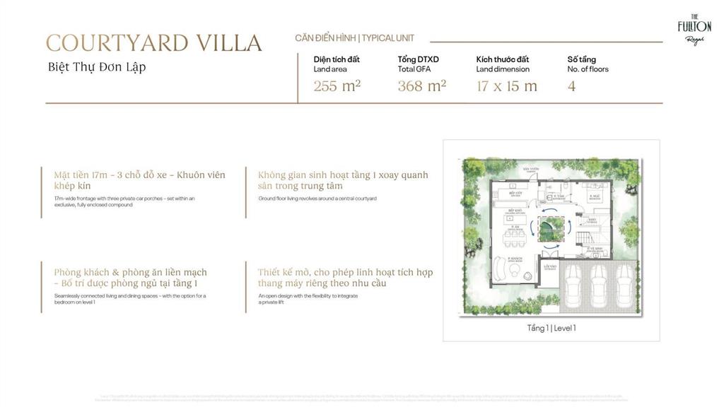 Đại lý f1  the fullton regal  tư vấn và nhận booking chiết khấu 600 triệu