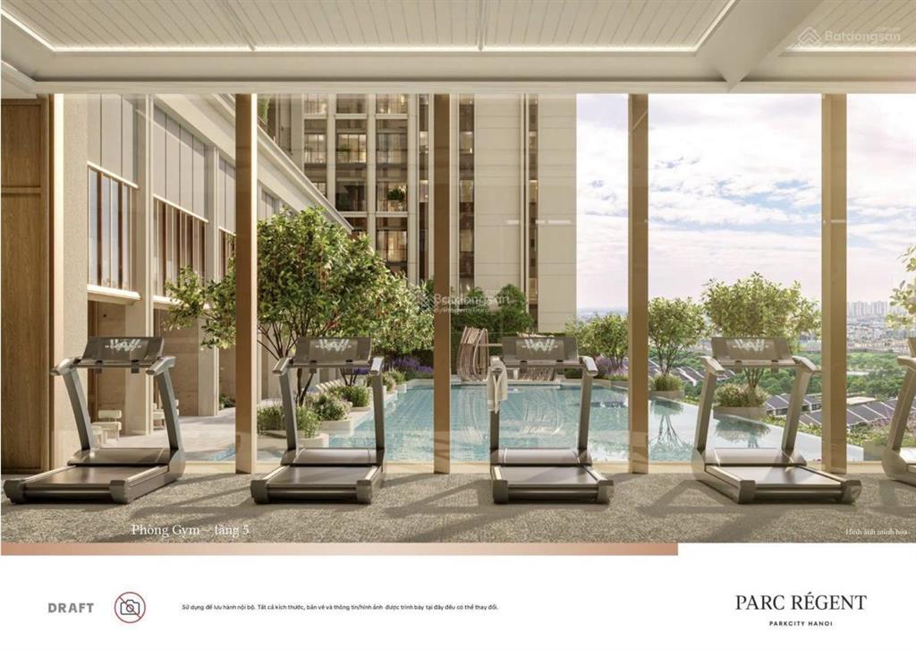 Hot bán duplex tầng trung căn hộ cao cấp 5* parc régent, tại parkcity, 38 tỷ, 329,6m, 4pn, 5wc