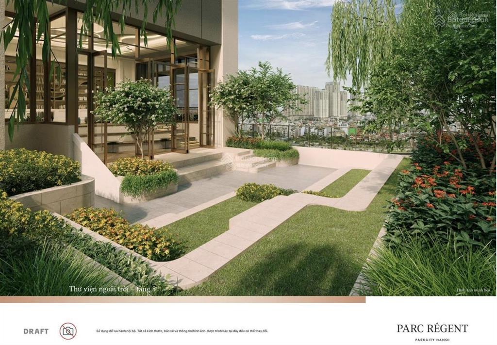 Hot bán duplex tầng trung căn hộ cao cấp 5* parc régent, tại parkcity, 38 tỷ, 329,6m, 4pn, 5wc