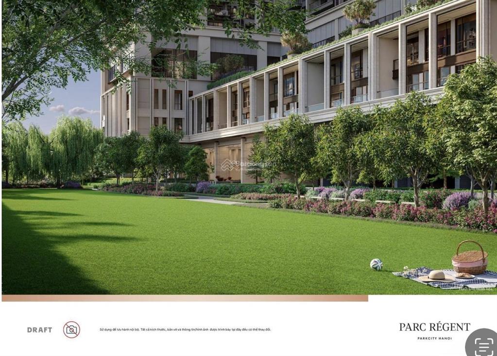 Hot bán duplex tầng trung căn hộ cao cấp 5* parc régent, tại parkcity, 38 tỷ, 329,6m, 4pn, 5wc