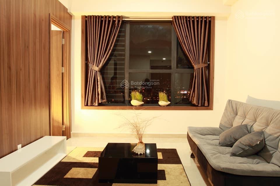 Cho thuê căn 1 phòng nội thất cơ bản có điều hòa, rèm bếp, tủ lạnh giá 9,5 triệu