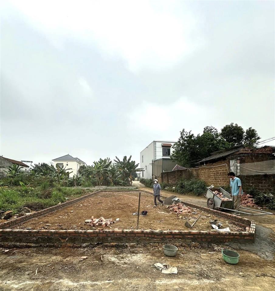 Em chính chủ cần bán 100,6m², lô góc 2 mặt thoáng tại tân xã thạch thất
