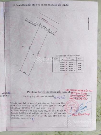 Đất mặt tiền 387, tân an hội, 10x48=498m2, có 150m2 thổ cư, sổ riêng, giá 3.1 tỷ