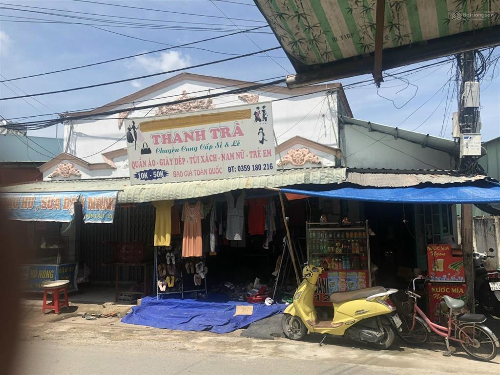 Bán kiot chợ tân phú trung, củ chi 12x31m, nở hậu 17m, sổ riêng, thổ cư 120m2, giá 2,1 tỷ