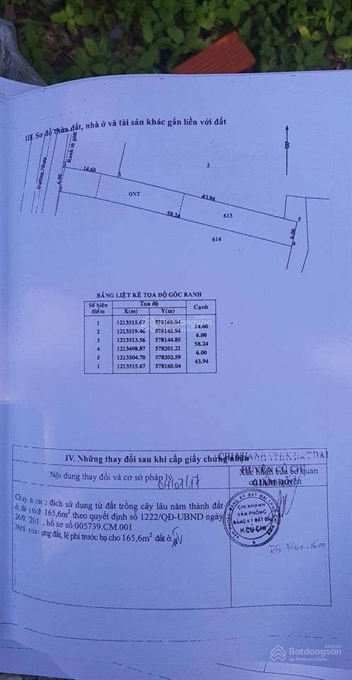 Xác thực 100%, bán đất 6x56 đường bàu tre, tân an hội, củ chi, sổ riêng, thổ cư, 1.65 tỷ