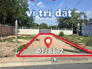 Cần bán nhanh lô đất 88m²/1 tỷ 100tr. đ.cây da, tân phú trung. sổ riêng. cách bv xuyên á 5p đi xe