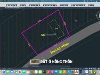 Đất nền nằm trên mặt tiền nguyễn thị ràng , từ tỉnh lộ 15 vào 150m tới đất có 120m2 thổ cư