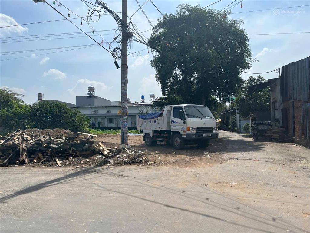 Lô góc 2 mặt tiền đẹp hiếm đông thạnh 73, hóc môn chỉ hơn 4 tỷ