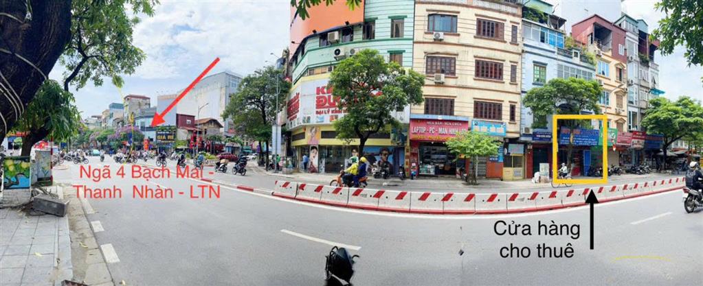 CHO THUÊ MẶT BẰNG KINH DOANH TẠI LÊ THANH NGHỊ - HAI BÀ TRƯNG