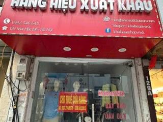 Cho thuê Mặt bằng kinh doanh tại 129, phố Mai Hắc Đế, Nguyễn Du,Hai Bà Trưng, Hà Nội