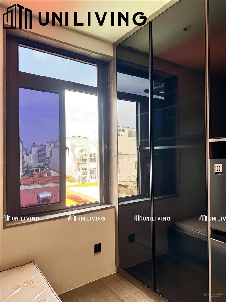 Modern studio tại trần quý cáp, bình thạnh. tone gỗ ấm sang trọng, full nội thất, thang máy, hầm xe