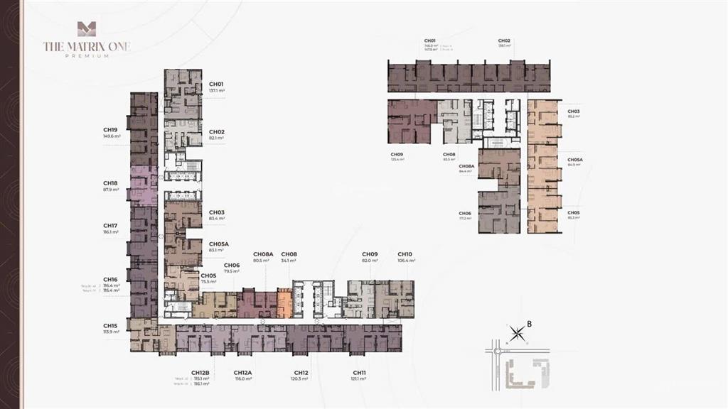 Căn hộ 2pn giá siêu hời tại the matrix one premium, nam từ liêm, 10,5 tỷ, 79,5 m2
