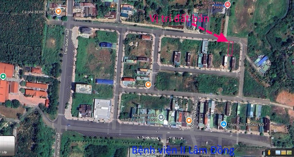 Bán đất tại khu tái định cư gần bệnh viện ii lâm đồng  đường trần quốc toản  b'lao  bảo lộc