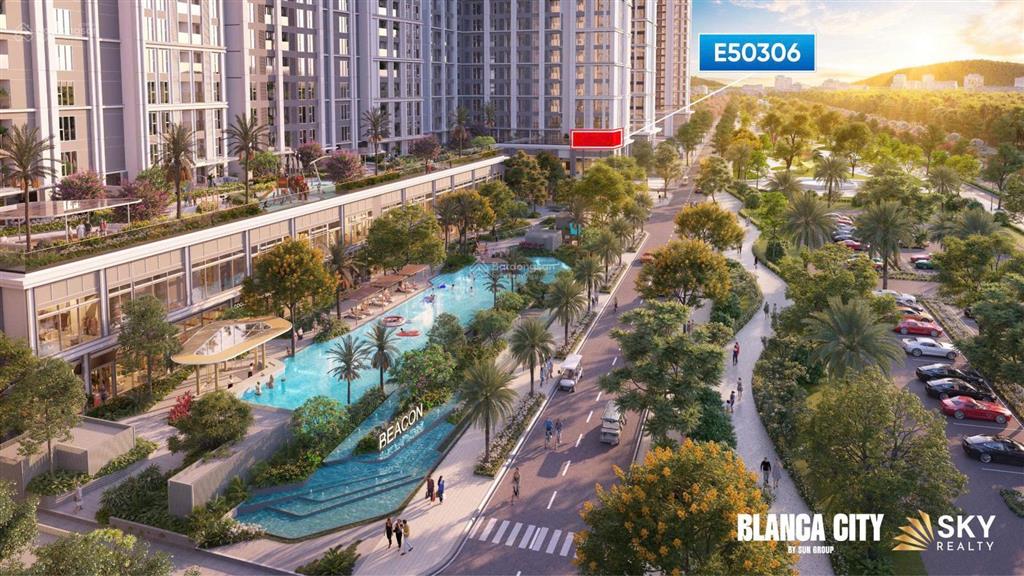 Căn hộ góc sân vườn view kép siêu hiếm tại beacon tower  blanca city chỉ 5,046 tỷ