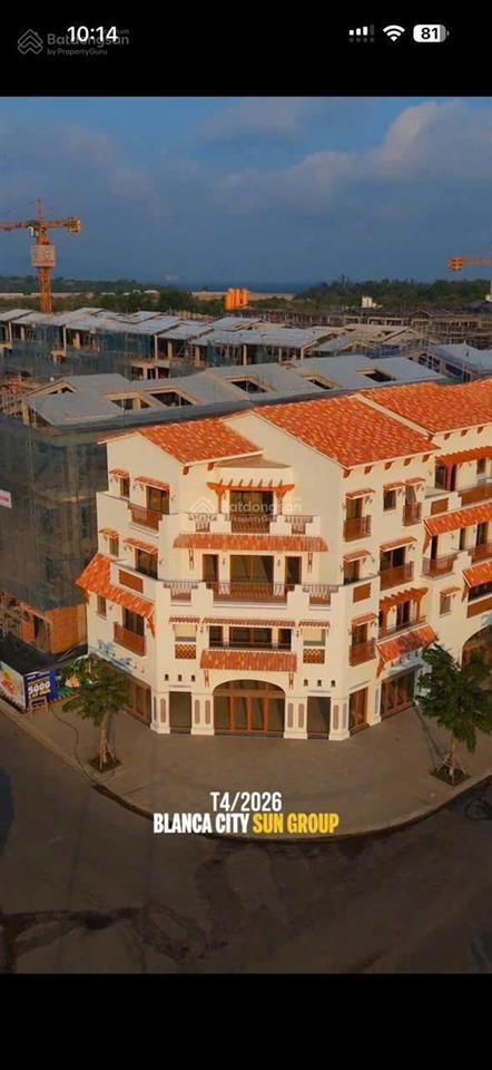 Cho thuê căn góc c1802 blancacity sun world vũng tàu 1.000m2 2 mặt tiền 100 triệu/tháng