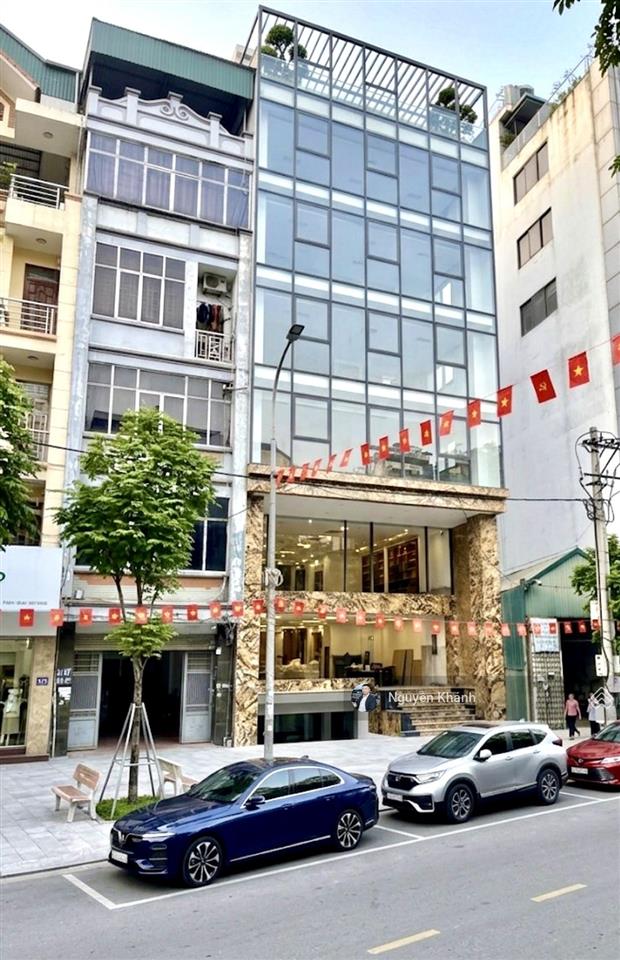 Bán building mặt phố vũ phạm hàm  150m  7 tầng  dòng tiền ổn định  trung tâm cầu giấy