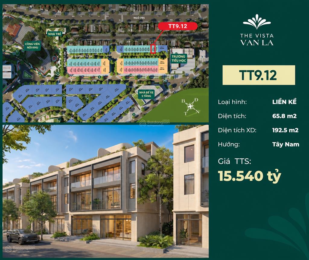 Căn ngoại giao liền kề giá tốt vista văn la, biệt thự xanh giữa lòng hà đông, vốn tự có 15%