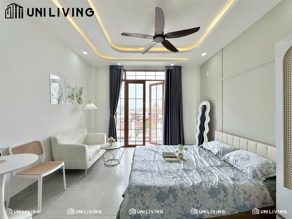 Cho thuê studio full nội thất ban công gần gigamall đại học văn lang  cầu bình lợi đại học luật