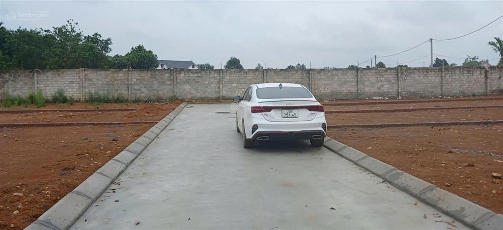 Chỉ 2,5 tỷ lô đất 100m² full thổ cư, 2 mặt đường trước sau thắng đầu, hòa thạch sẵn sổ công chứng