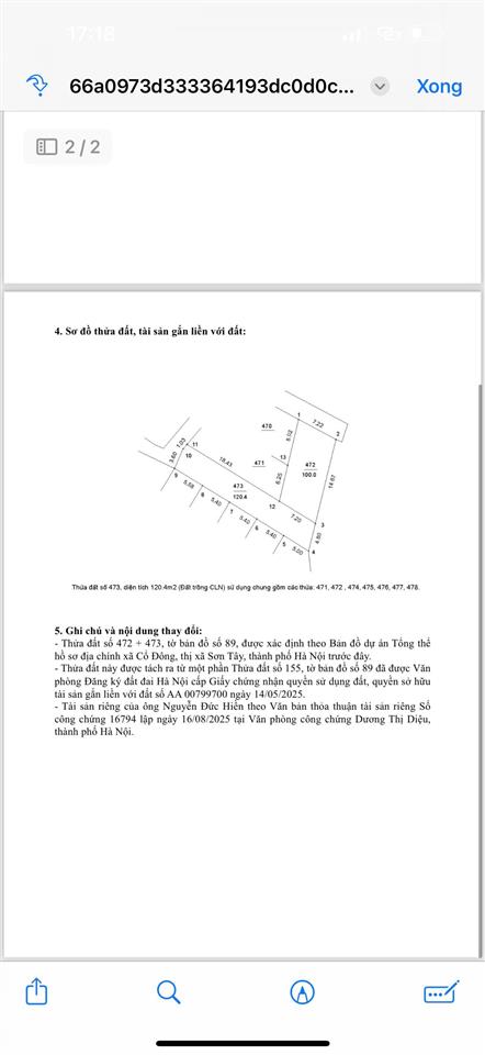 Chỉ 2,65 tỷ lô đất 100m2 mặt 7m, đất 2 mặt đường, ngay sát đường hồ tây ba vì 0971 254 ***