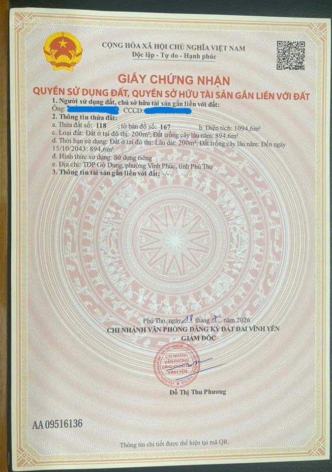 Hàng f0 băng 2 trần phú, làng bầu, phường vĩnh phúc