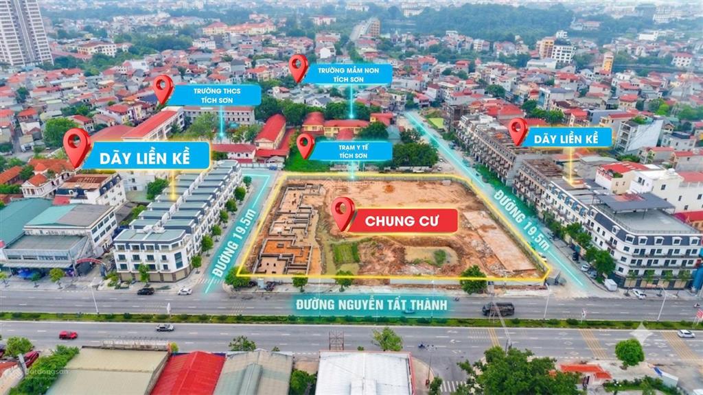Sở hữu nhà liền kề vị trí trung tâm vĩnh yên,  0988 990 ***