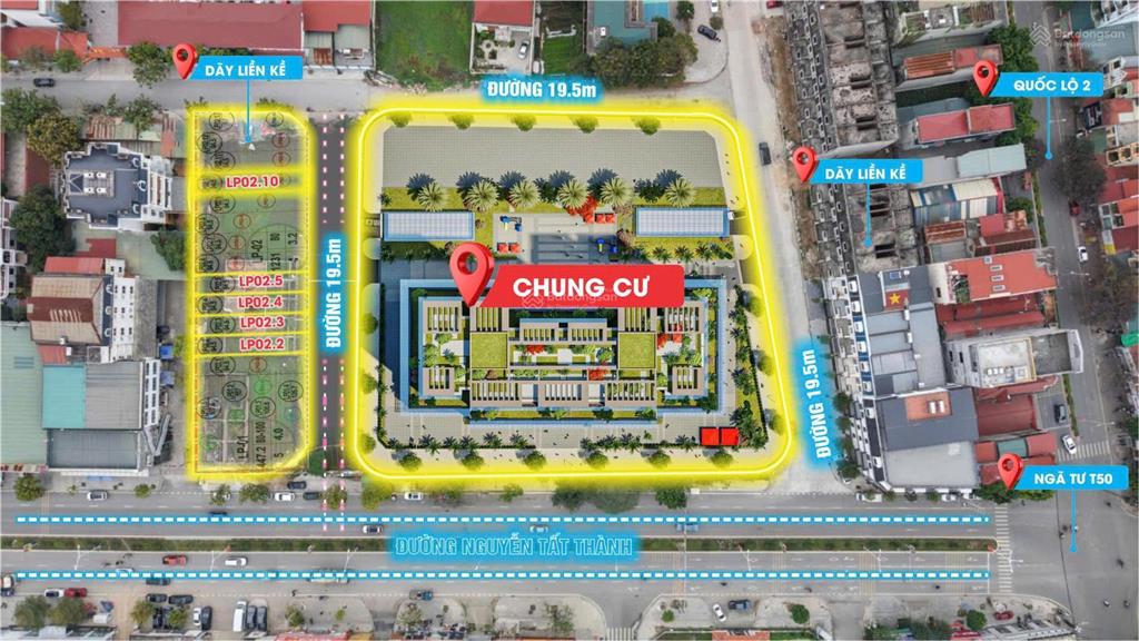 Sở hữu nhà liền kề vị trí trung tâm vĩnh yên,  0988 990 ***