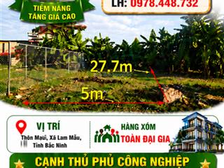 Bán đất thôn muối, bắc lũng, 1,35 tỷ, 139 m² đẹp, nhiều tiện ích chính chủ