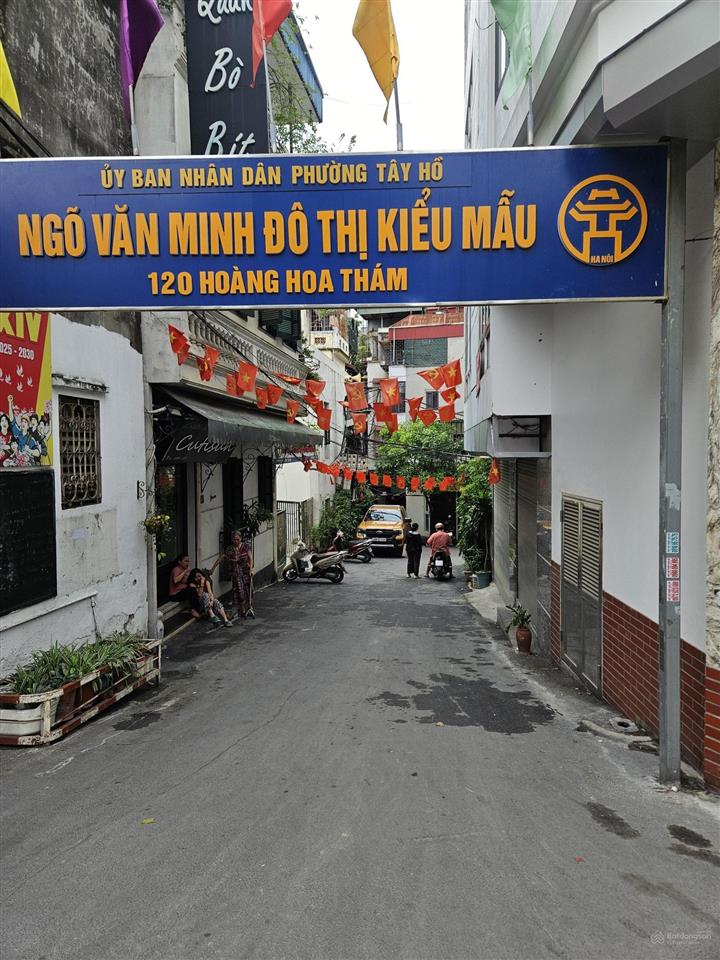 [chính chủ] bán nhà riêng quy hoạch an toàn ngõ hoàng hoa thám, tây hồ